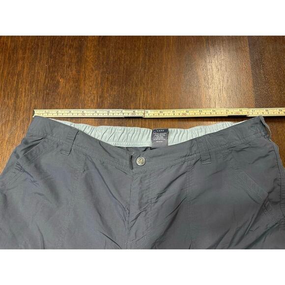 REI Outdoor Hiking Adjustable Cargo Pants Women 16 Petite Travel Convertible Zip - Picture 4 of 16